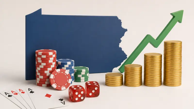 Pennsylvania's Gambling Industry Sees Record $601.8 Million in May